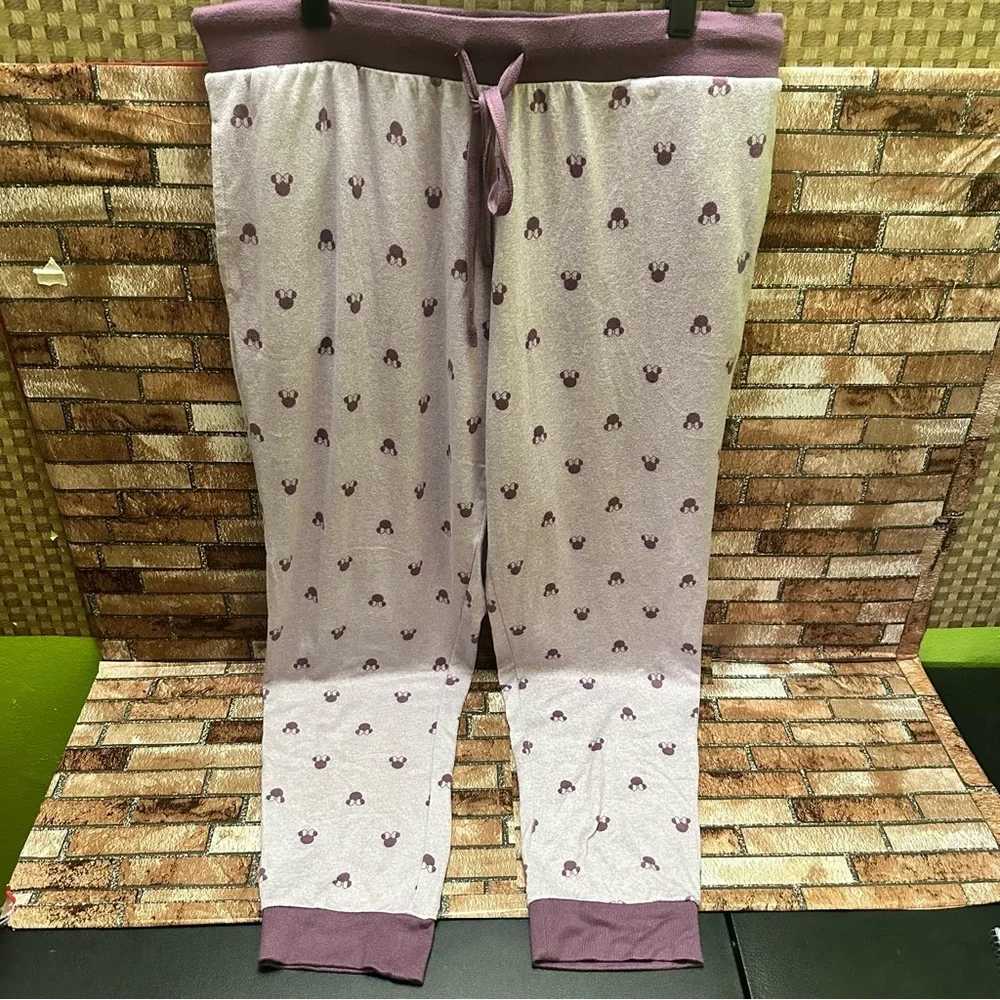 Disney Women’s Pajamas in Cream and Purple size L - Picture 8 of 9